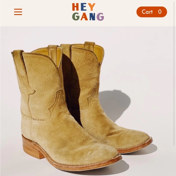 Hey Gang Shoes - Hang Gang Ranch Boots - Size 7.5
